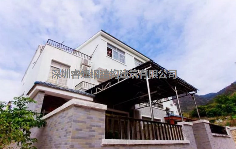 鋼結(jié)構(gòu)別墅的出現(xiàn)標(biāo)志著農(nóng)村建房跟時代的來臨(圖2)