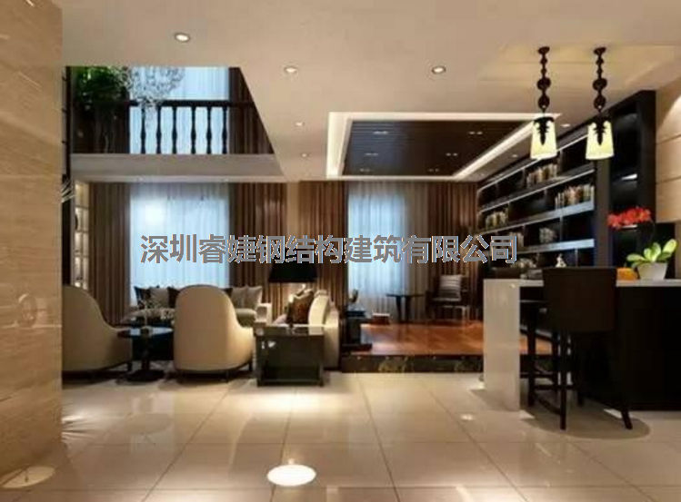睿婕鋼結構裝修：260平米現(xiàn)代簡約別墅，黑白色調(diào)一樣出眾(圖1)